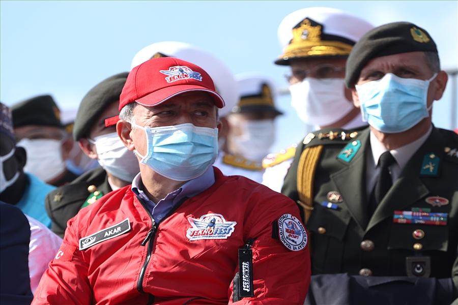 Millî Savunma Bakanı Hulusi Akar ve TSK Komuta Kademesi TEKNOFEST’e Katıldı